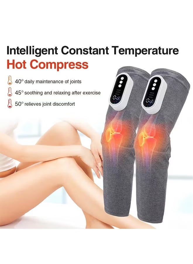 Electric Leg Massager with Heating Air Compression 360° Full Wrap Calf Massage Machine Air Pressure Leg Muscle Relaxation - Image 3